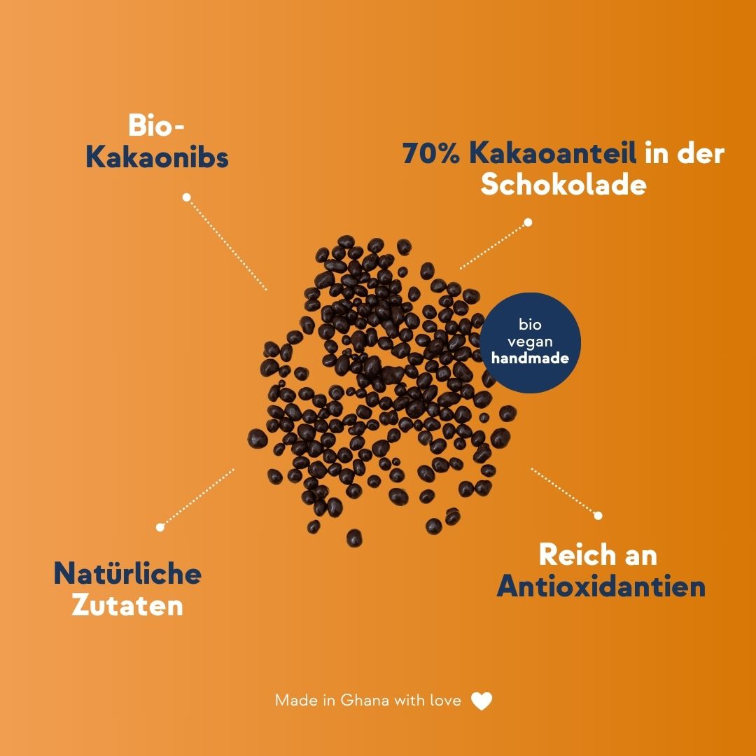Amanase Organic-Cocoa nibs | Snackbox